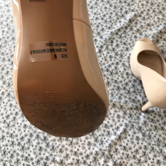 Neutral open toe high heels - Picture 4 of 4